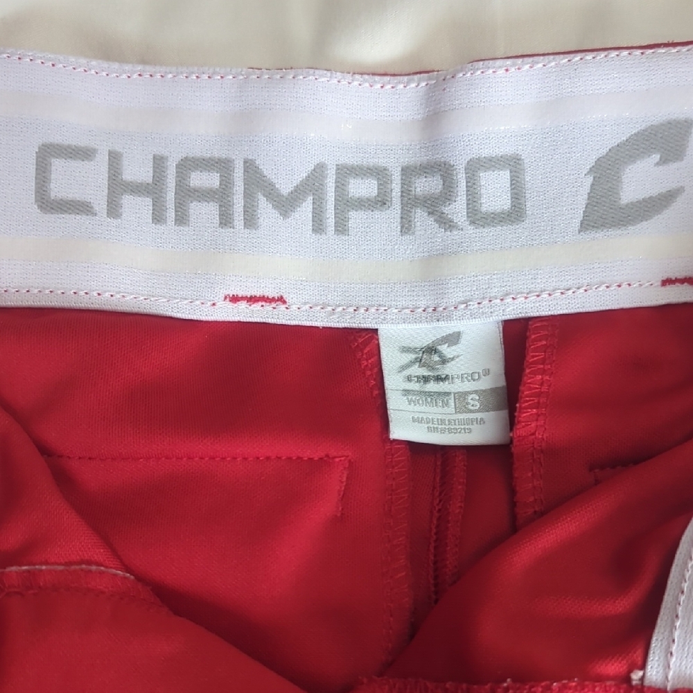 Softball Pants Champro Red Women's Small - Picture 3 of 10